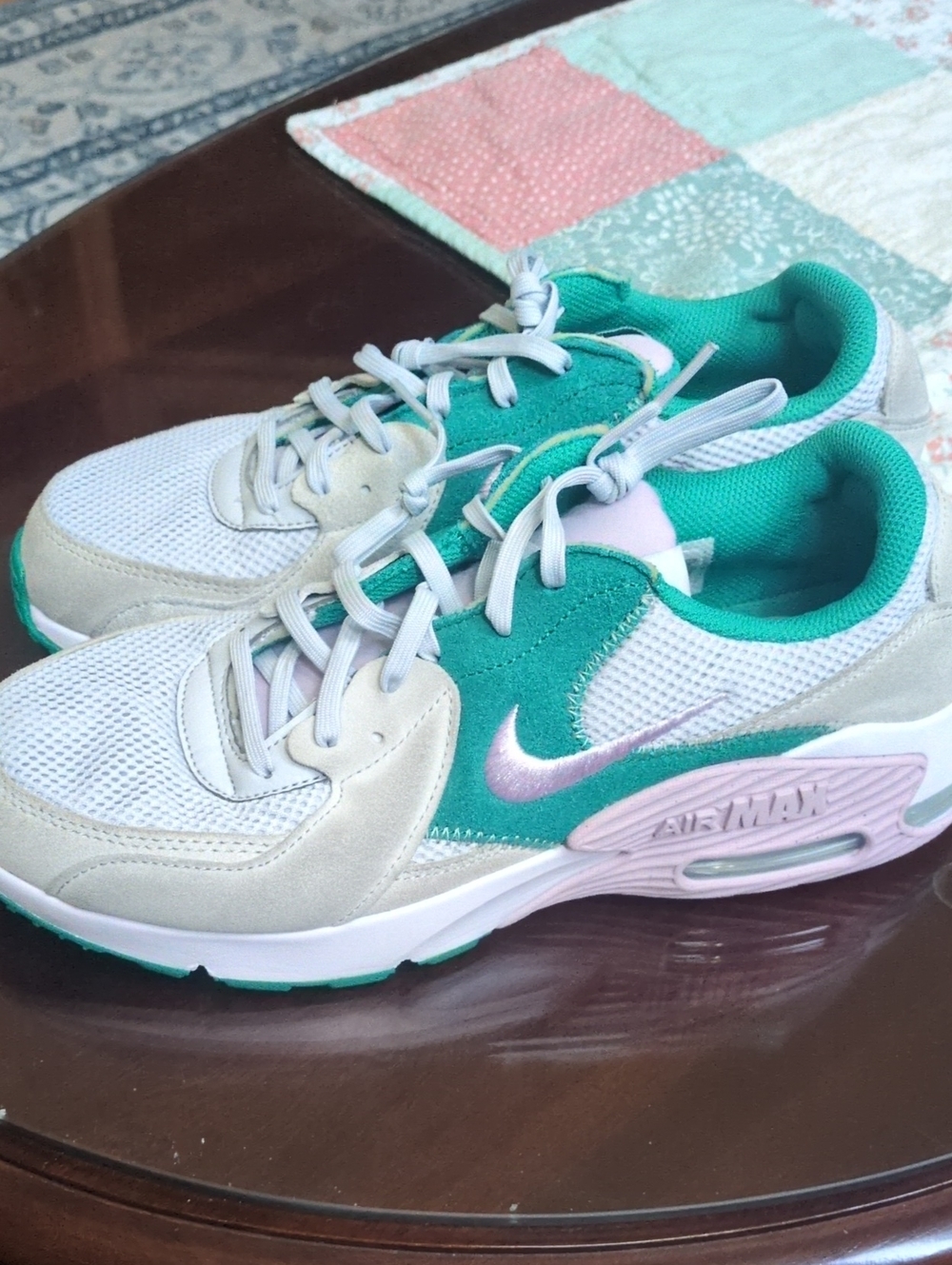 Nike Air Max Excee Women’s Athletic Shoes Teal Pink White